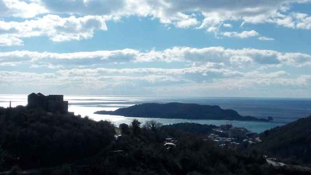 A land with sea view in Budva