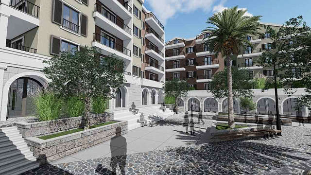 Apartments in new complex in Tivat — photo 14