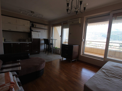 Two bedroom apartment in Budva with a spacious terrace
