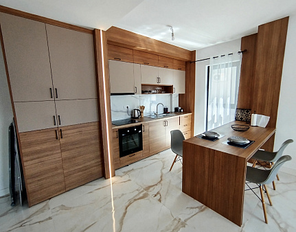 One-Bedroom Apartment with Sea View — Rafailovici