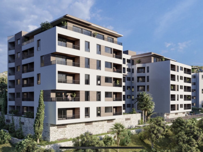 Apartments in a new building in Becici 