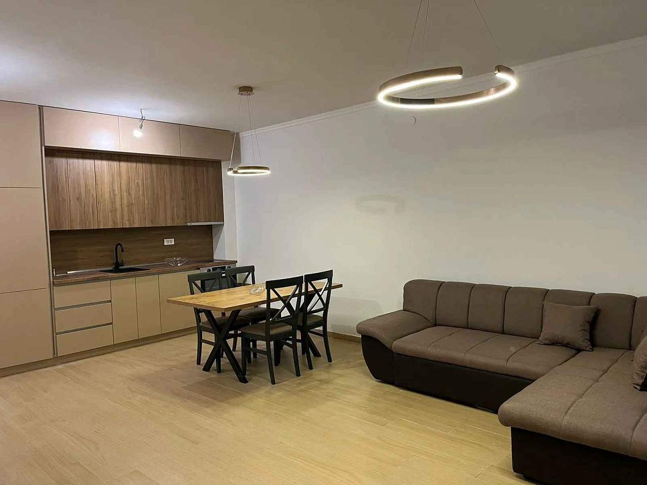 For sale spacious apartment in Dobrota with a mountains view