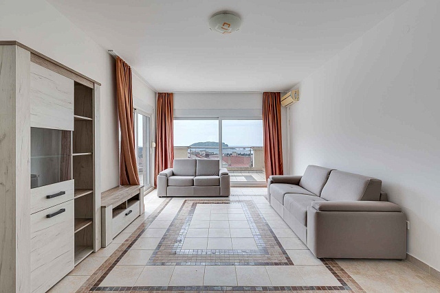 Furnished 1-Bedroom Apartment for Sale in Budva, Lazi – 89m² with Sea View
