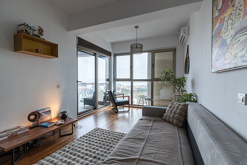 Spacious Apartment with Sea View in Tivat, Mažina Area