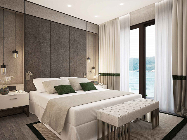 Luxurious apartments in Rezevici