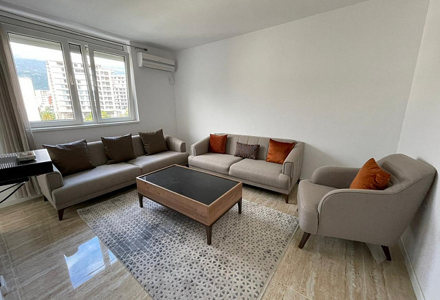 Furnished One-Bedroom Apartment 49m² + 5m² Terrace Near Budva Old Town