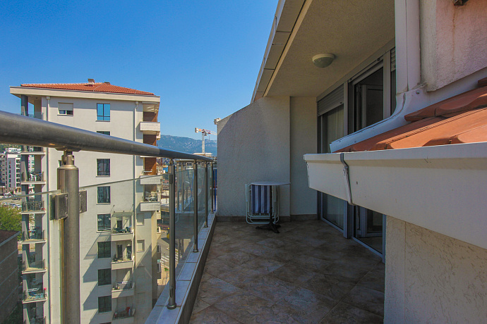 For sale a spacious apartment in Budva with a city view