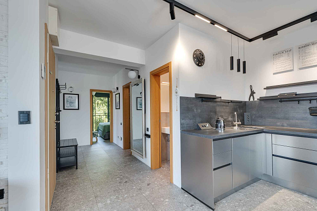 Modern three-bedroom apartment in the centre of Tivat with sea views — photo 16