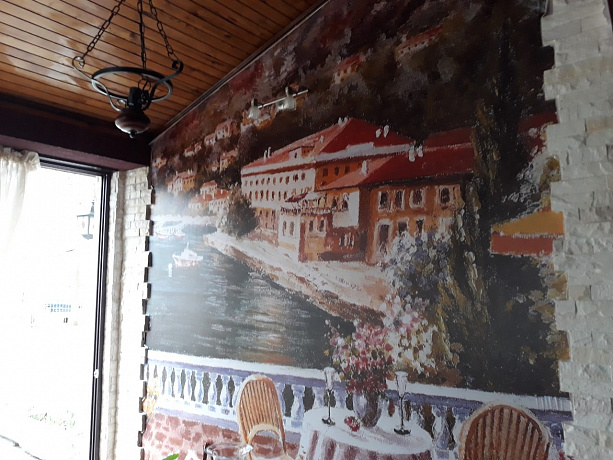A restaurant in the center of Budva