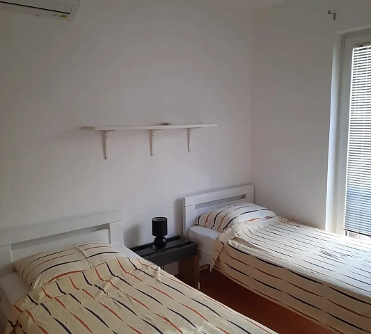 6929  two-bedroom apartment, 73 m², in a complex with a swimming pool in Muo, with a view of the Bay of Kotor