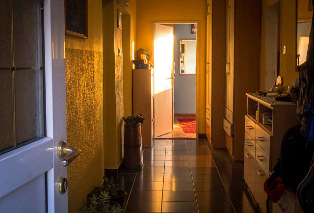 House with a plot and a panoramic view of Budva