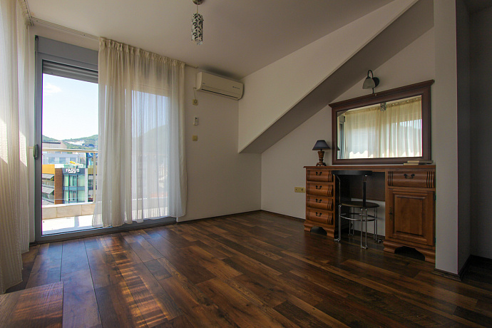 For sale a spacious apartment in Budva with a city view
