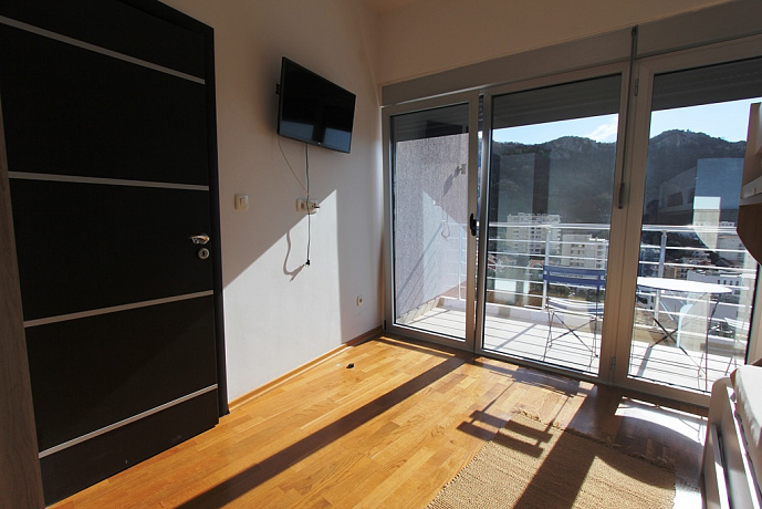 Two-bedroom apartment with a sea view near Budva