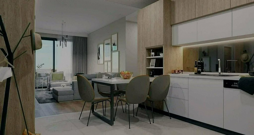 3422 Bar Belisi Apartment in new building 1-3r 57,06-140,25 m2