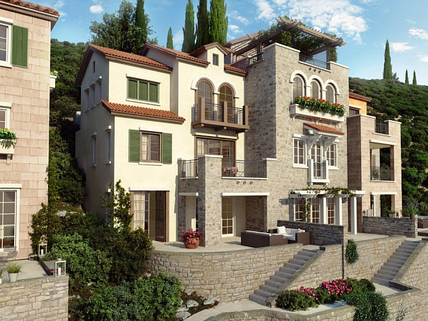 Luxurious apartments in Lustica