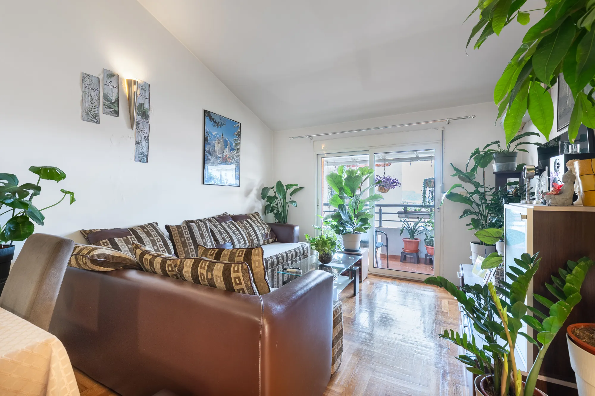 Spacious Furnished Apartment with Loft Potential and Sea View in Budva
