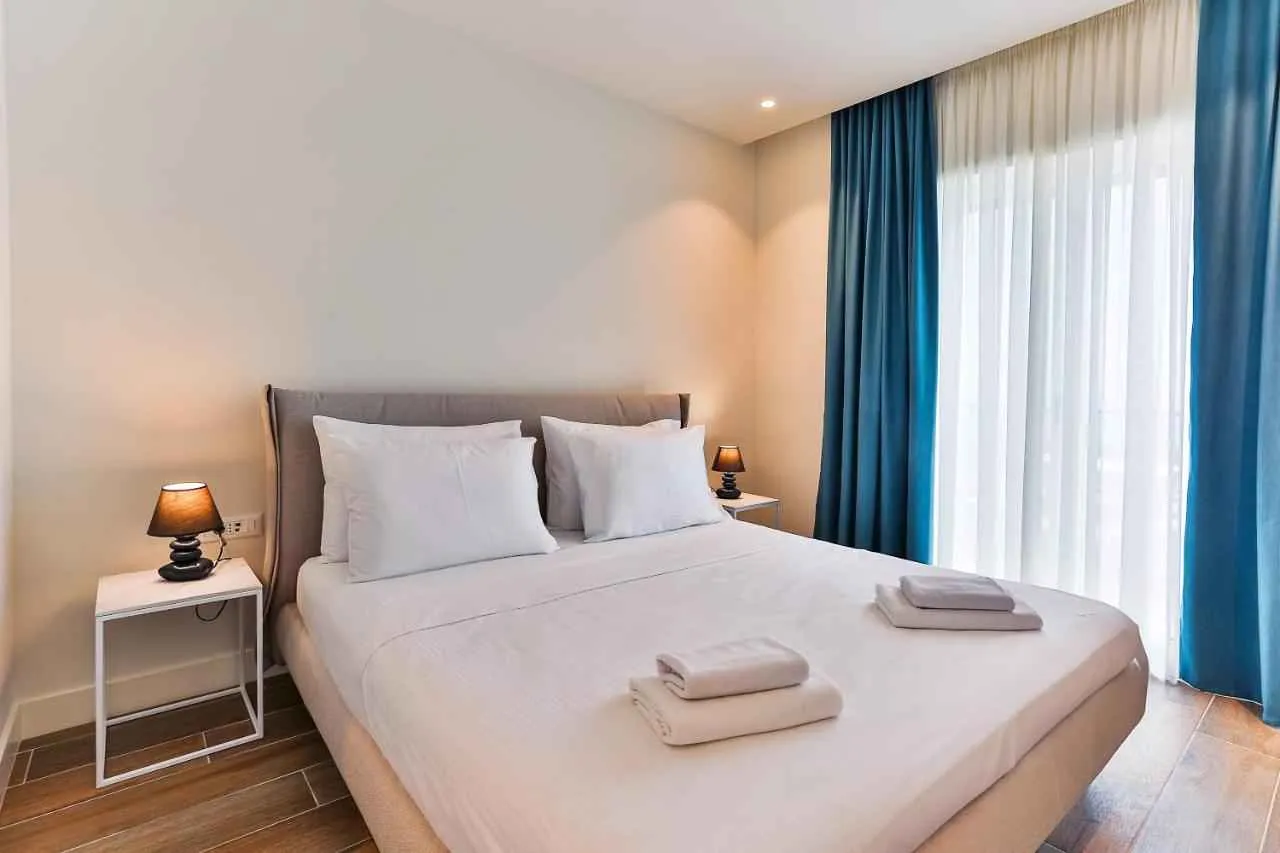 A 95 m² apartment in the prestigious Luštica Bay resort with beautiful sea views.