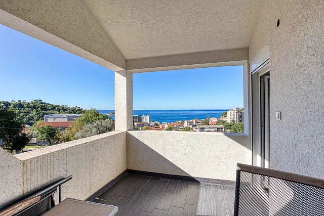 Duplex Apartment with Mediterranean Sea View in Petrovac, 104 m² — photo 14