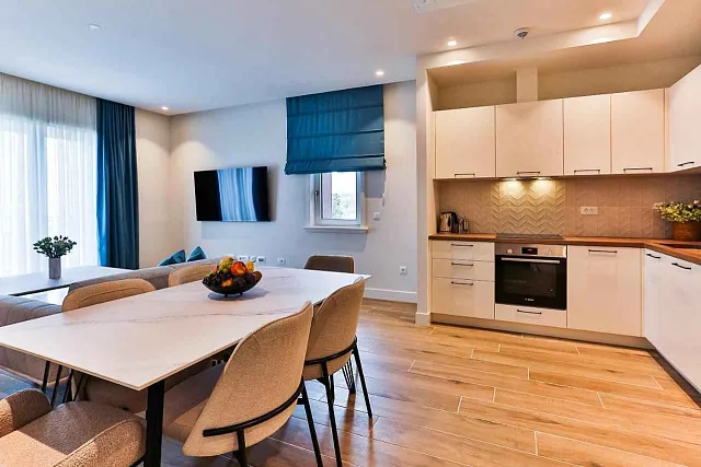 A 95 m² apartment in the prestigious Luštica Bay resort with beautiful sea views.