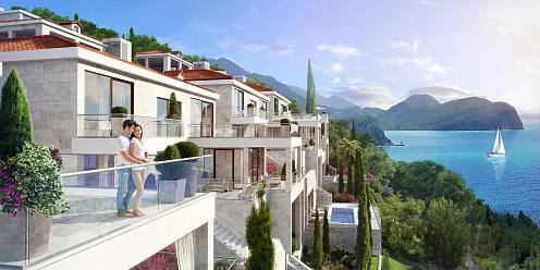 Luxurious villas in Rezevici