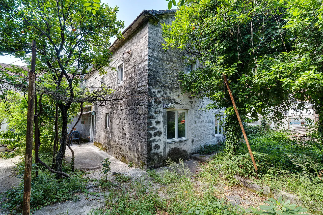 For Sale – Charming Stone House in Kotor, Beautiful Mediterranean Style