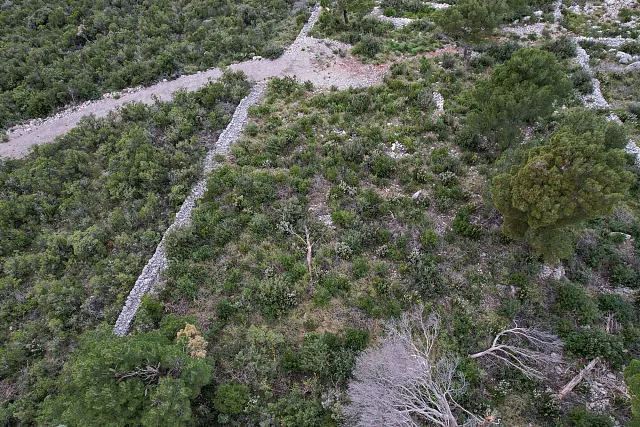 Urbanized land for sale in Žanjice – exclusive location with sea view
