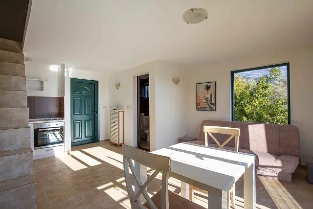 57 m² house with one bedroom, two floors, and a beautiful plot with sea views in Mrčevac. — photo 11