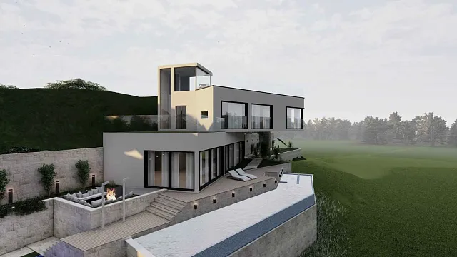 Plot in Herceg Novi with Approved Project