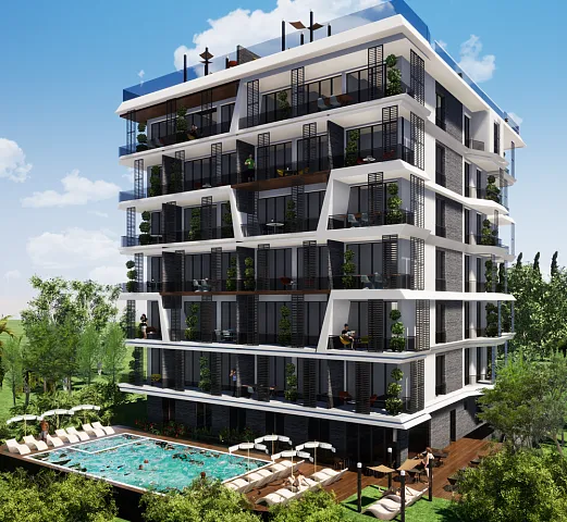3256 Budva Becici penthouse 2r 90+100m2 — photo 1