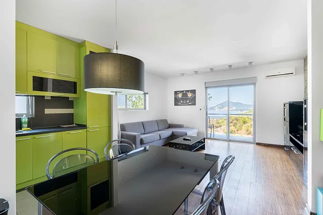 One-bedroom apartment in a complex with a swimming pool in Pržno — photo 4