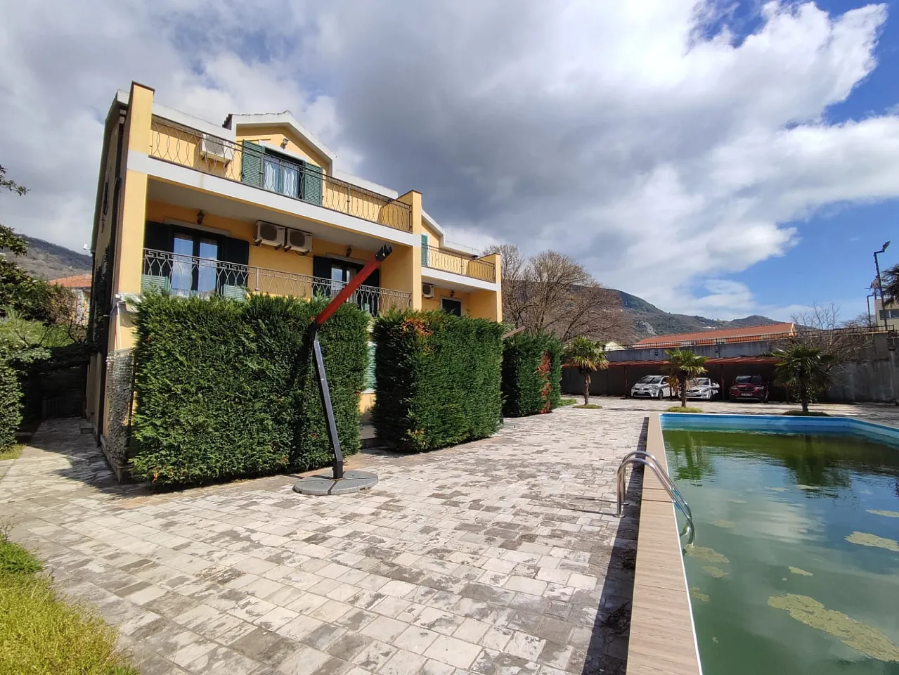Townhouse with Pool View in Kotor, Lastva — 107 m² + Terraces