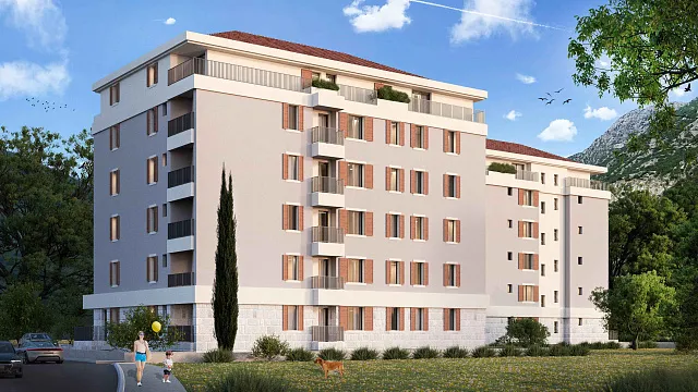 New building under construction in Bijela — photo 4