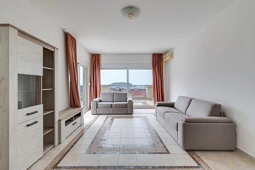 Furnished 1-Bedroom Apartment for Sale in Budva, Lazi – 89m² with Sea View