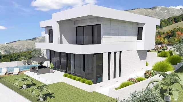For sale villa with panoramic sea view in Blizikuce  — photo 4