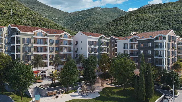 Apartments in new complex in Tivat — photo 24