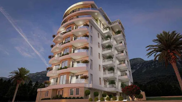 Apartments in new complex with pool and spa in Becici — photo 4