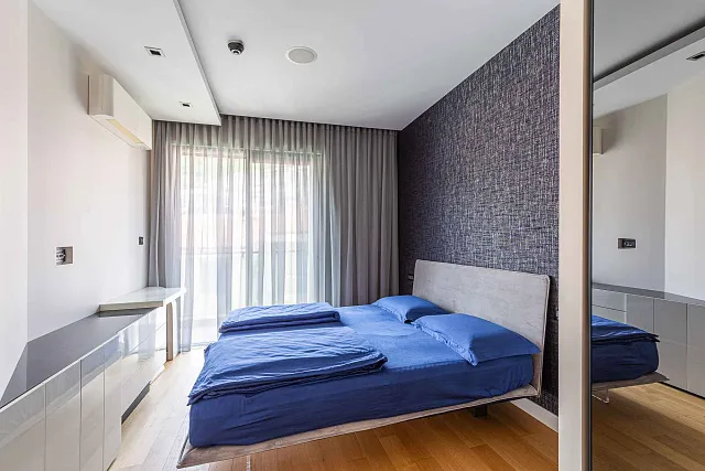 An elegant two-bedroom apartment with an exclusive design in the heart of Budva.