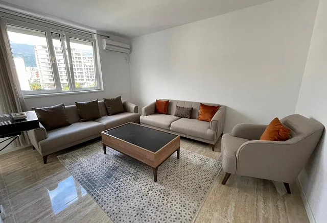 Furnished One-Bedroom Apartment 49m² + 5m² Terrace Near Budva Old Town