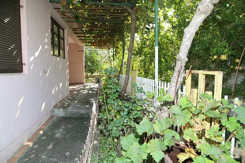 House with a courtyard and driveway in Belishi