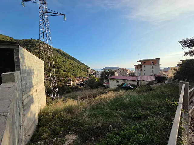 Urbanized Sea View Plot in Lazi / Podkošljun, Budva