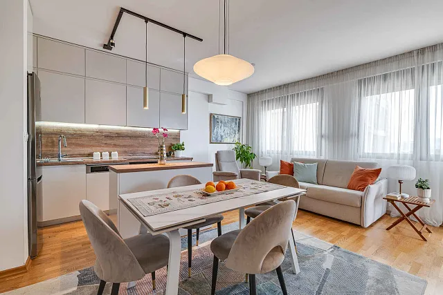 6907 Two-bedroom furnished apartment 63 m², Podkuk, Tivat — photo 5