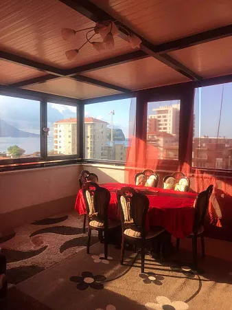 Sea view apartment in the center of Budva