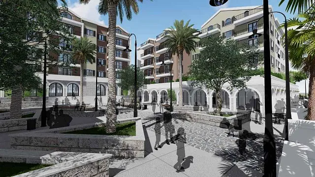 Apartments in new complex in Tivat — photo 13