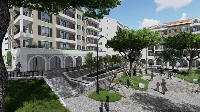 Apartments in new complex in Tivat — photo 10