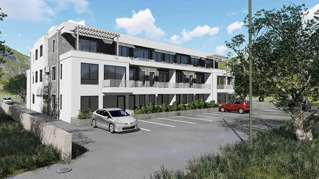 New apartment complex in an attractive location
