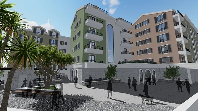 Apartments in new complex in Tivat — photo 8