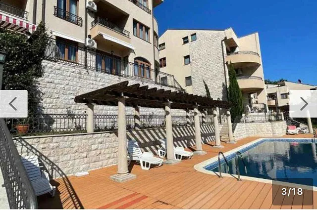 # 6856 Apartment in Herceg Novi, 59 m², in a complex with a swimming pool
