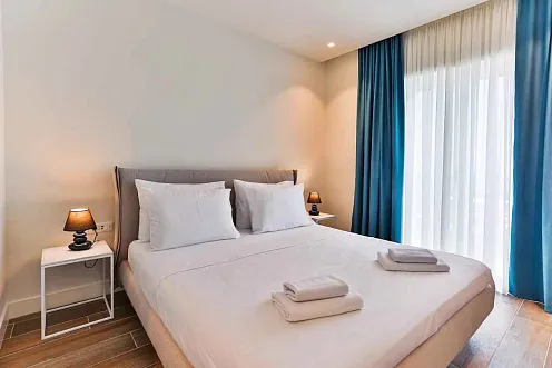 A 95 m² apartment in the prestigious Luštica Bay resort with beautiful sea views.