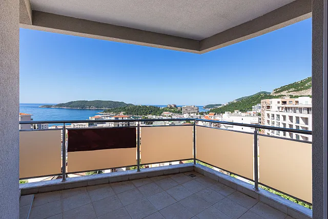 Becici 67 m² Apartment with Sea View, 2 Bedrooms and Terrace