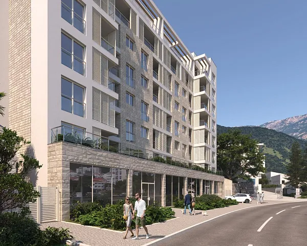 Luxury Apartments in Bečići with Direct Sea Views